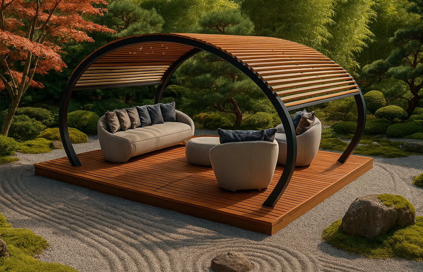 Inspirations de pergolas métalliques signées SUD METALLIC