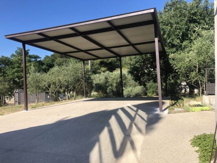 Abri contemporain sur mesure Montpellier