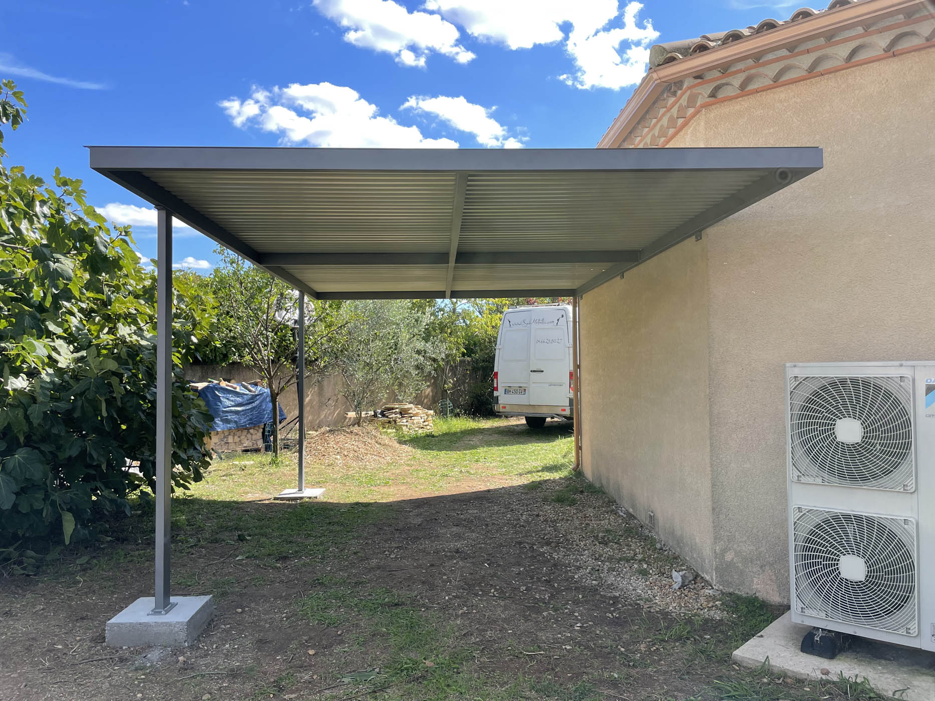 Abri de voiture sur mesure Abri de voiture sur mesure Gard