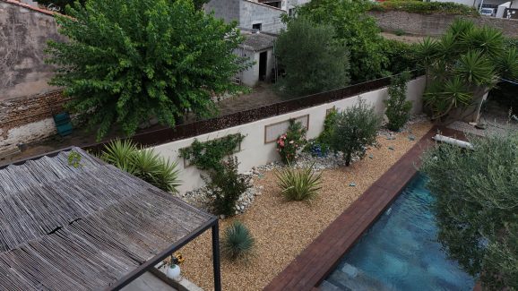 Brise vue avec découpe laser en acier sur mesure Gard 30000