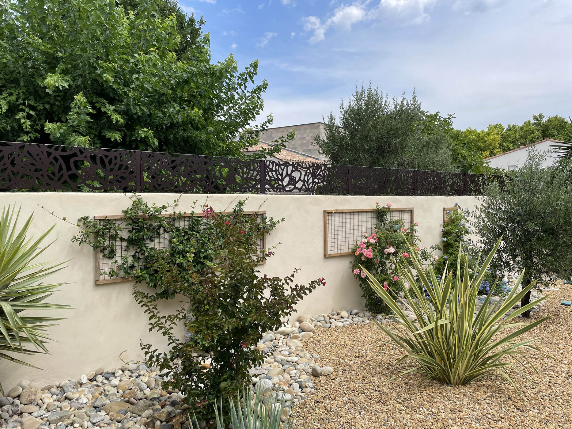 Brise vue avec découpe laser en acier Brise vue avec découpe laser en acier Occitanie