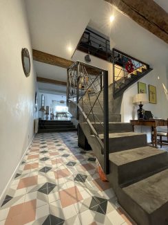 Garde corps moderne style mikado sur mesure Montpellier