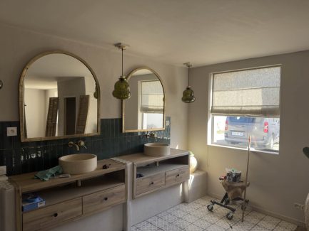 Menuiserie métallique chassie fixe ultra fin sur mesure Nîmes