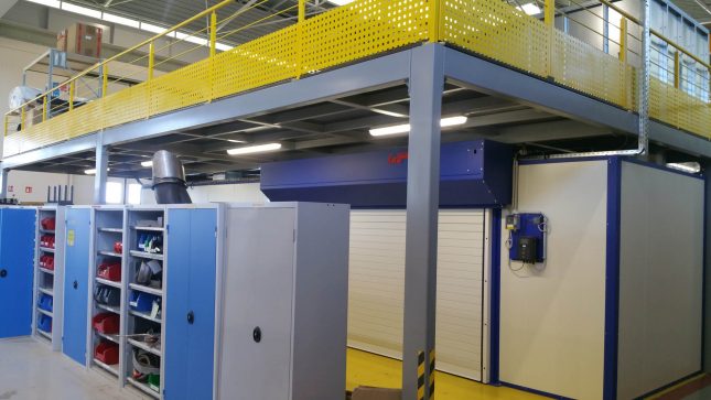 Mezzanine industriel en acier sur mesure en Occitanie