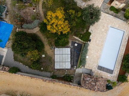 Pergola de jardin traditionnel sur mesure