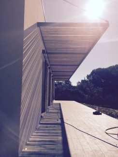 Pergola sur mesure avec toile amovible Nîmes