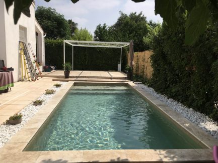 Pergola sur mesure toile soltis Caissargues