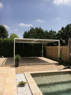 Pergola sur mesure toile soltis