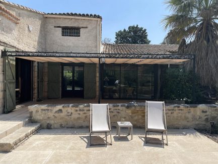 Pergola sur mesure avec toile amovible Nîmes