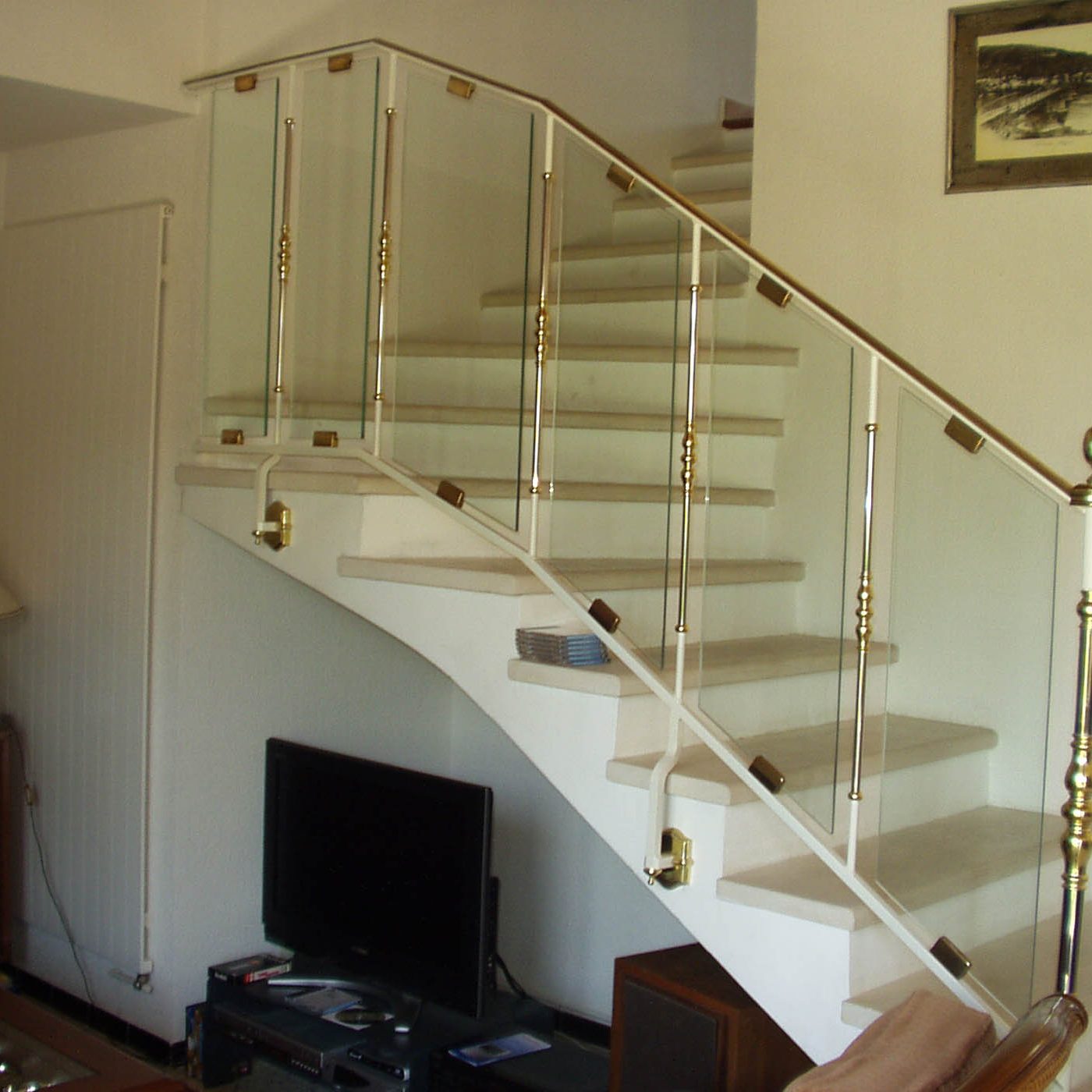 Rampe traditionnel sur mesure laiton