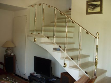 Rampe traditionnel sur mesure laiton