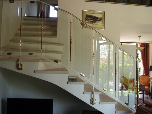 Rampe traditionnel sur mesure laiton