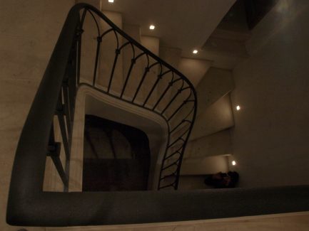 Rampe d'escalier traditionnel en acier sur mesure Beauvoisin