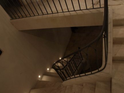 Rampe d'escalier traditionnel en acier sur mesure Bellegarde