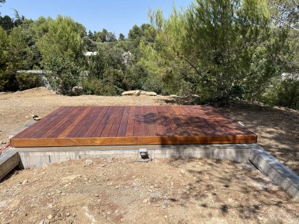 Terrasse mobile sur mesure pour piscine Nîmes